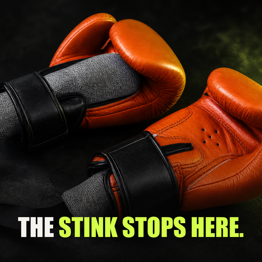 The stink stops here — PunchFresh charcoal inserts in boxing gloves